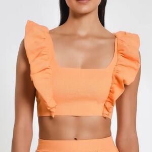 PEIXOTO 'Jocelyn' Top in Mango Tango